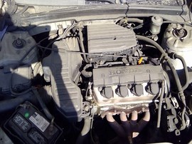 2001 HONDA CIVIC, SILVER, DX MODEL, 1.7L, AT.  A25191